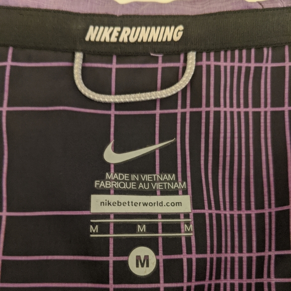 Nike full zip running jacket/windbreaker sz Medium - Picture 3 of 8